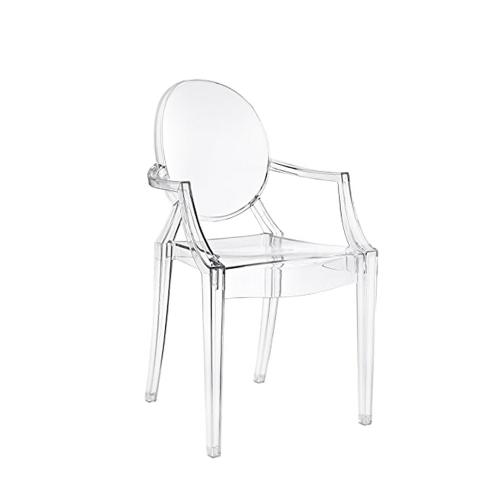 JYCC054 | Clear Armrest Chair