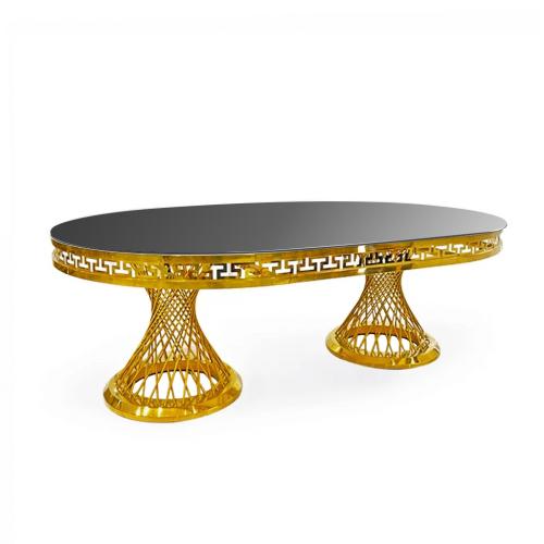 JYWTS032 | Wedding Glass Dining Table