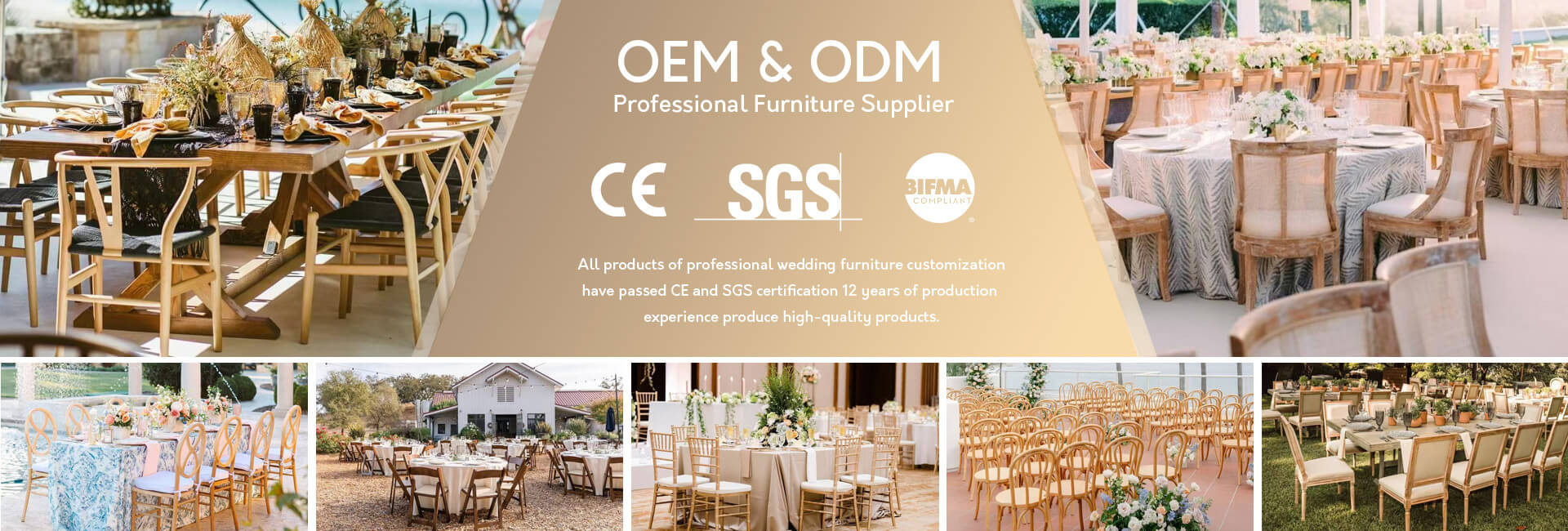 rustic event furniture